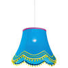 PENDELLEUCHTE Arlekin   - Hellblau, Trend, Kunststoff/Textil (35/35cm)