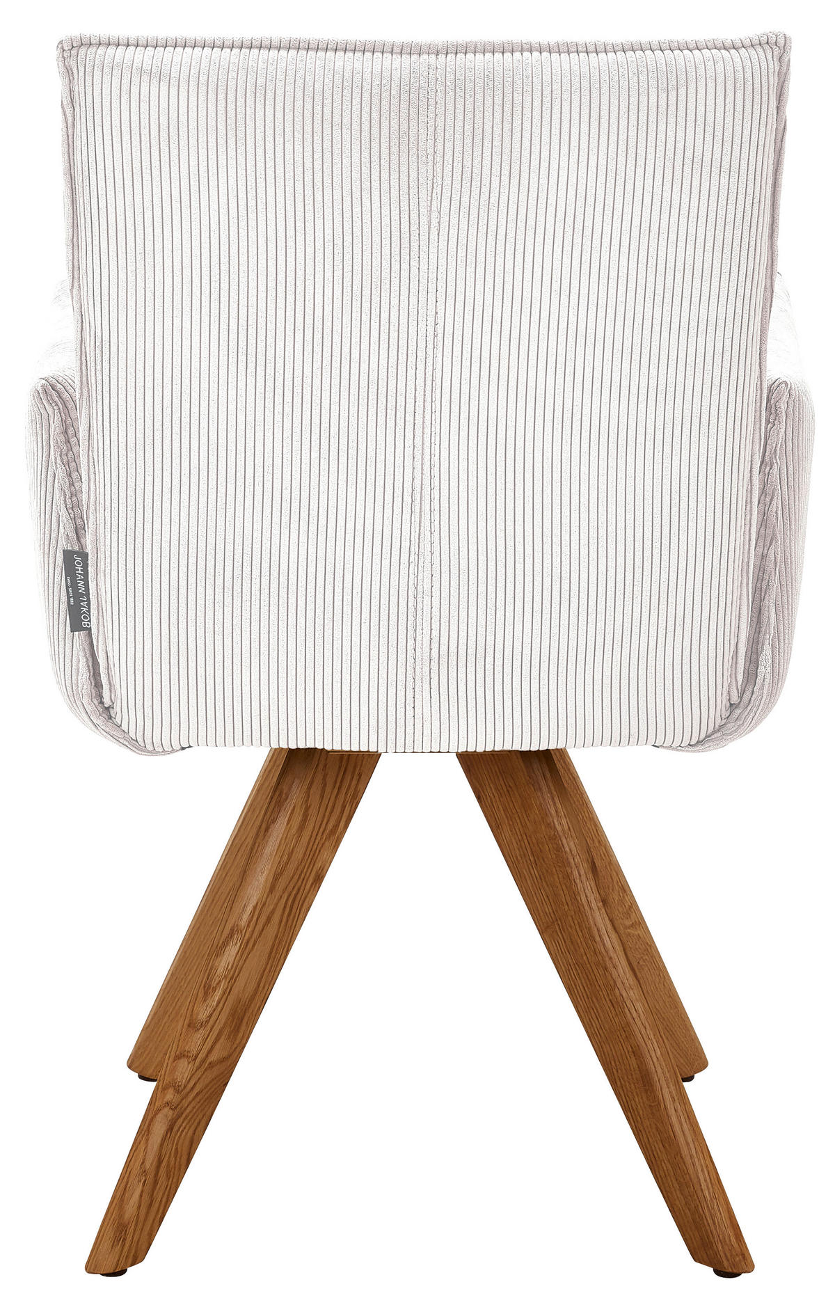 ARMLEHNSTUHL  in Cord  - Wildeiche/Creme, Design, Holz/Textil (59/87/62cm) - Johann Jakob