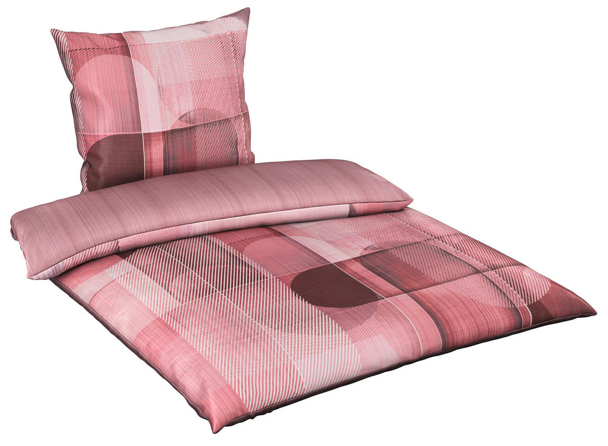 WENDEBETTWÄSCHE Satin 155/220 cm  - Mauve, Design, Textil (155/220cm) - Esposa