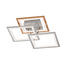 LED-DECKENLEUCHTE - Silberfarben/Bronzefarben, Design, Kunststoff/Metall (50/17/50cm) LED-DECKENLEUCHTE - Silberfarben/Bronzefarben, Design, Kunststoff/Metall (50/17/50cm)