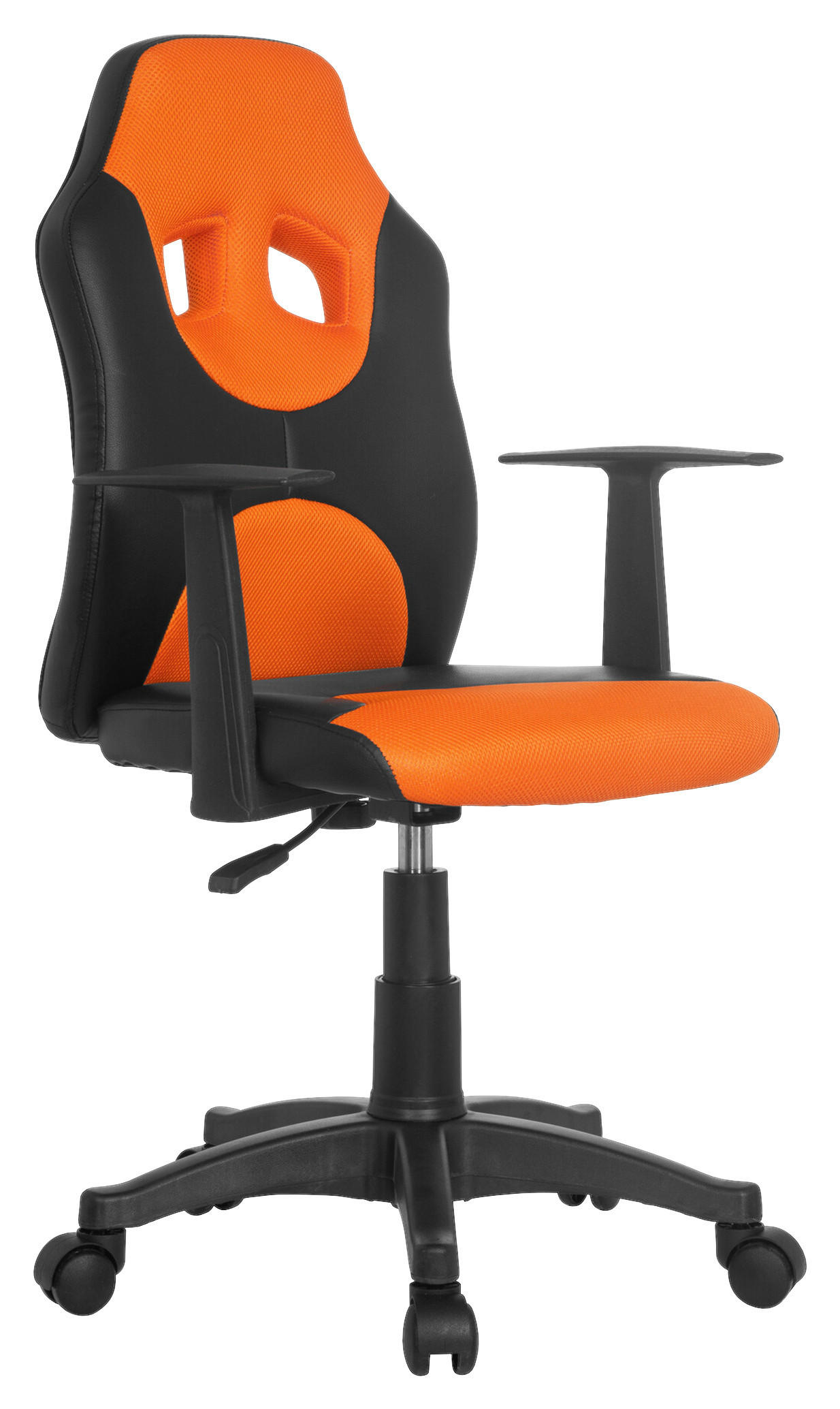 MID.YOU OTOČNÁ ŽIDLE PRO MLADÉ, oranžová, černá