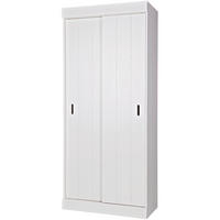 DREHTÜRENSCHRANK  in Weiß  - Weiß, Basics, Holz (85/195/44cm) - MID.YOU