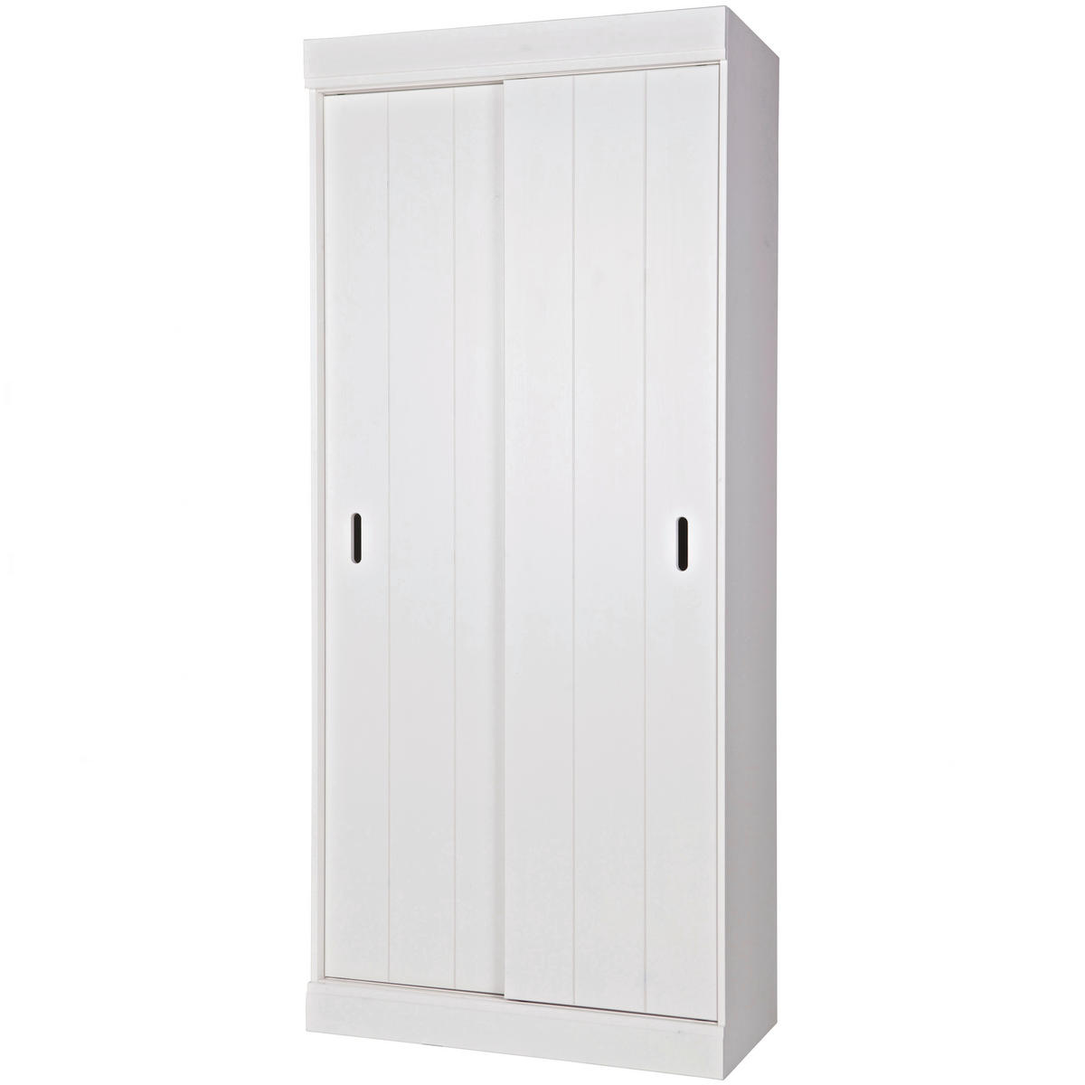 DREHTÜRENSCHRANK  in Weiß  - Weiß, Basics, Holz (85/195/44cm) - MID.YOU