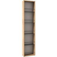 BADEZIMMERREGAL 35/160/16 cm  - Taupe/Wildeiche, LIFESTYLE, Glas/Holz (35/160/16cm) - Voglauer