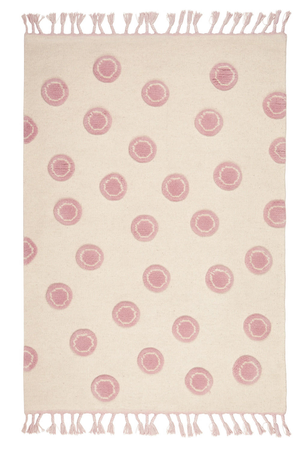 KINDERTEPPICH Happy Rugs  - Naturfarben/Rosa, Trend, Textil (120/180cm)