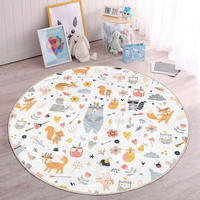 KINDERTEPPICH 150/150 cm Multicolor rund  - Multicolor, Basics, Textil (150/150cm)