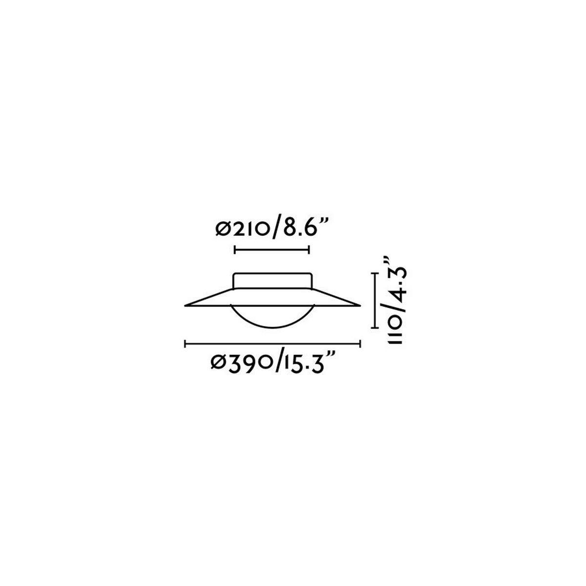 LED-DECKENLEUCHTE 39/11 cm   - Goldfarben, LIFESTYLE, Metall (39/11cm)