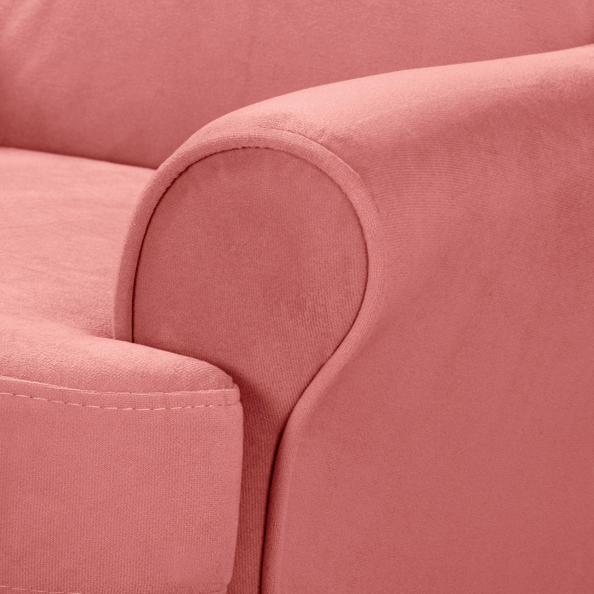 KINDERSESSEL Scandi Mini  - Rosa, Design, Textil (60/74/69cm) - Livetastic