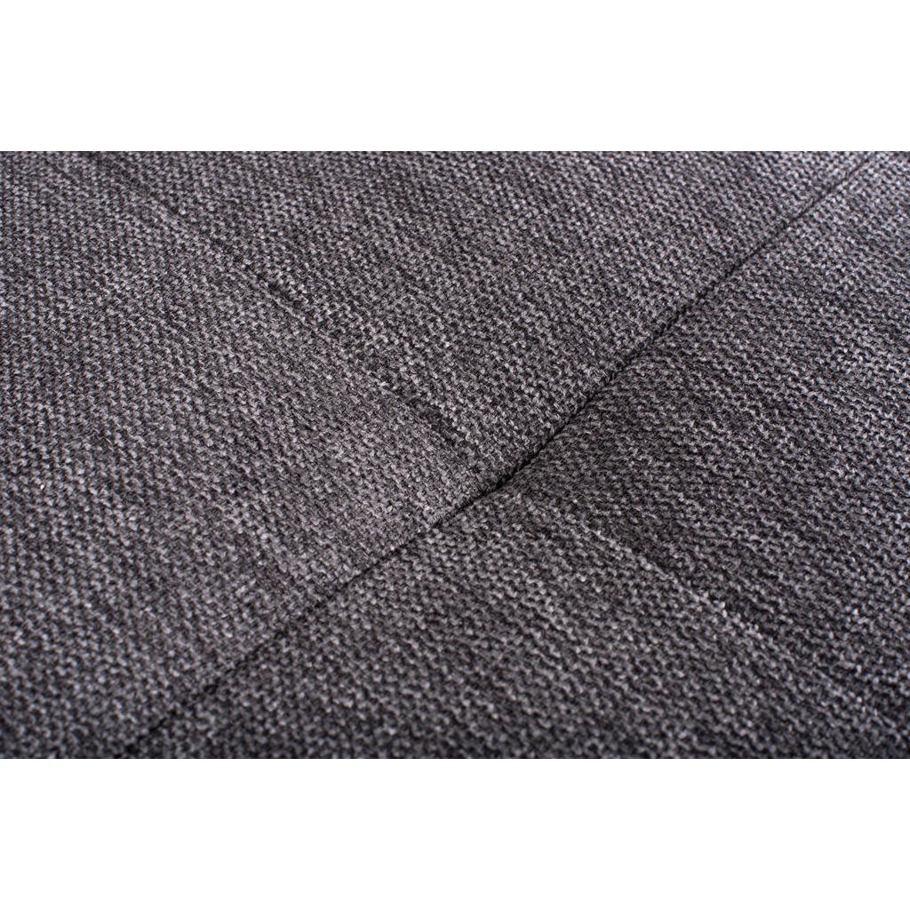 Thumbnail - Hom`in Ecksofa, Anthrazit, Textil, 4-Sitzer, Füllung: Schaumstoff, seitenverkehrt montierbar, L-Form, 278x193 cm, Stoffa...