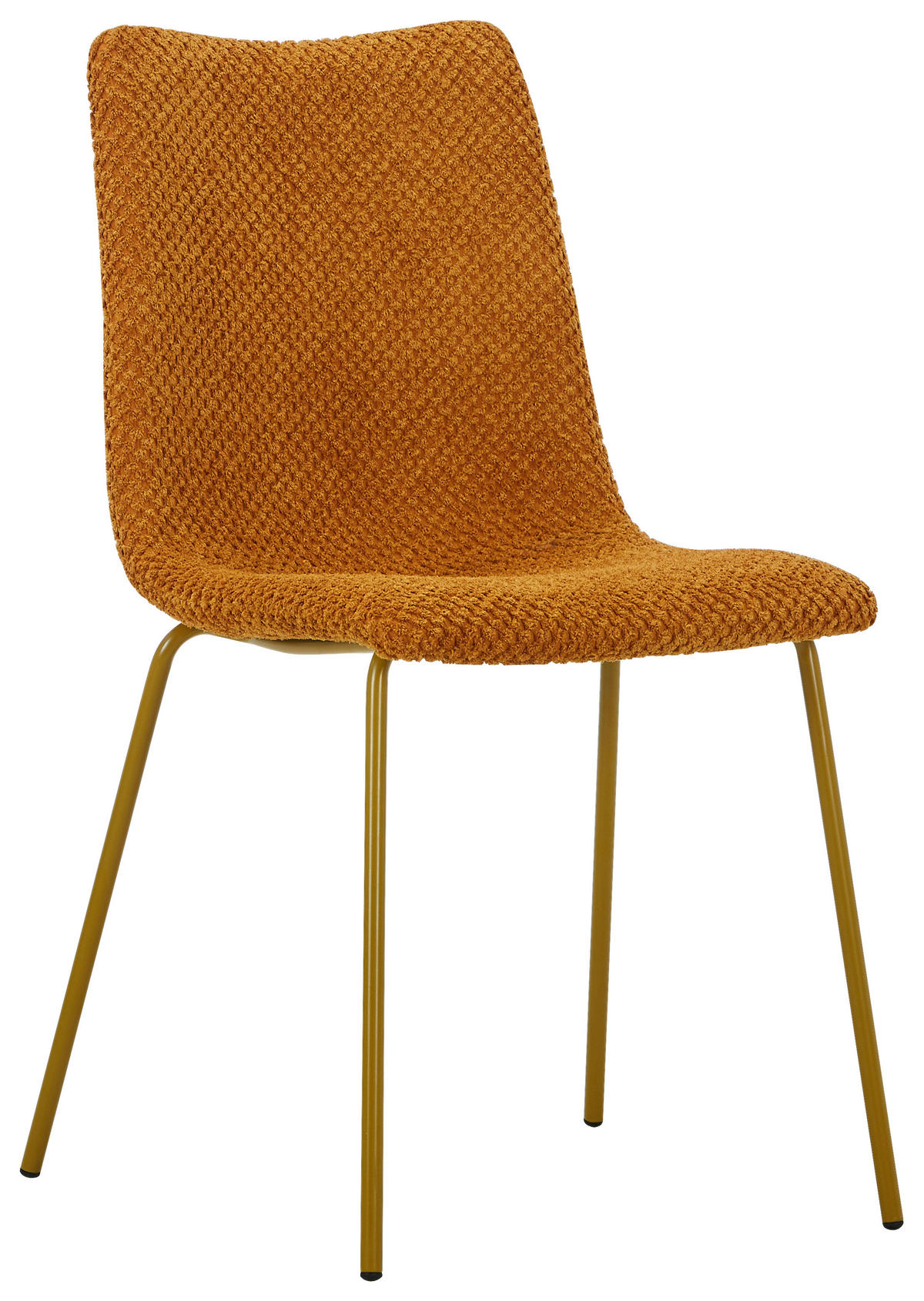 STUHL Webstoff Orange  - Orange, Design, Textil/Metall (45/86,5/57cm) - home24