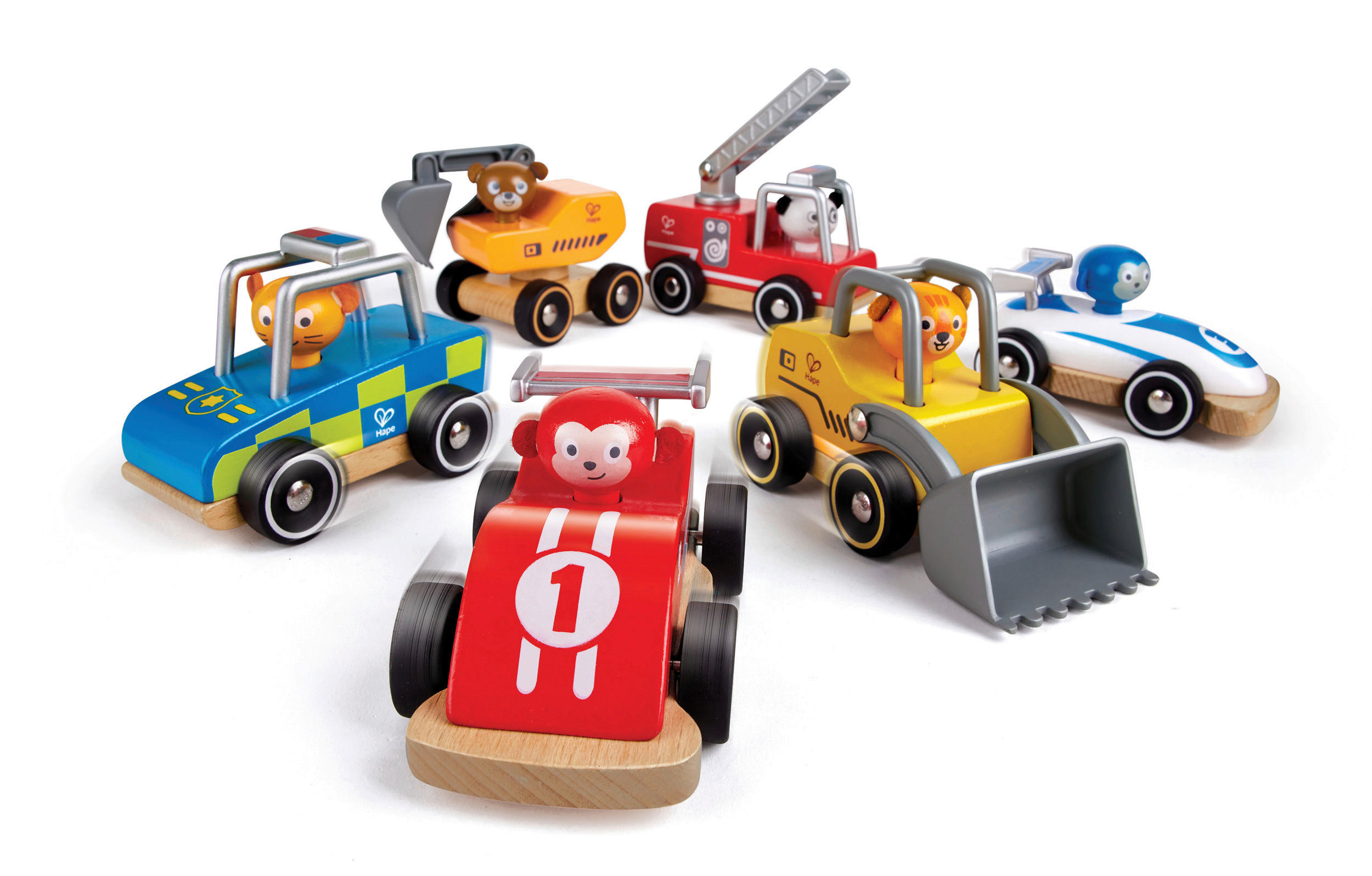 SPIELZEUGAUTO - Basics, Holz/Kunststoff (12/5,8/7,6cm) - Hape