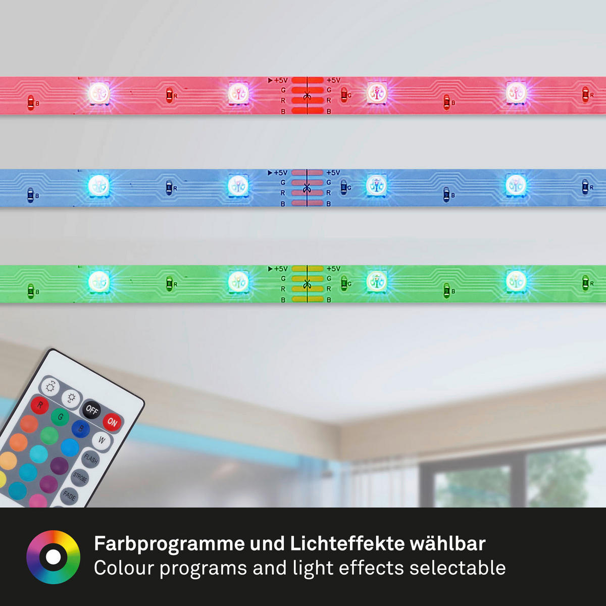 LED-STRIP   - Weiß, Design, Kunststoff (1/500cm)