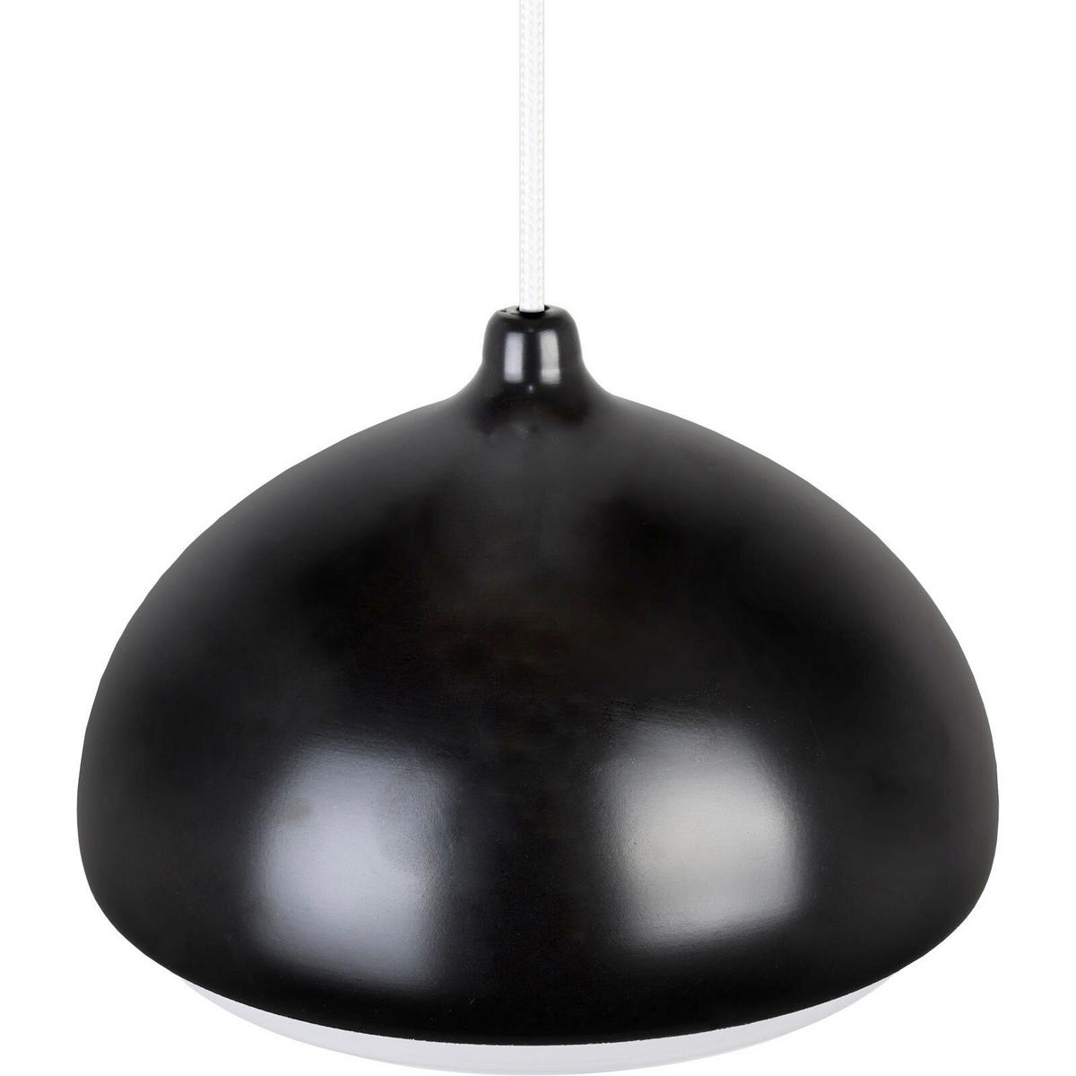 ZÁVĚSNÉ SVÍTIDLO, 22.5/90-140 cm  - bílá/černá, Design, dřevo (22.5/90-140cm)