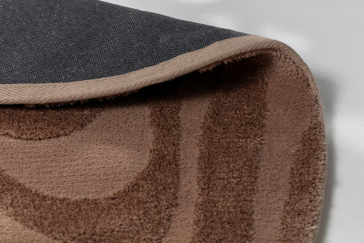 WEBTEPPICH 160 cm Blaze Braun  - Braun, Design, Textil (160cm) - Schöner Wohnen