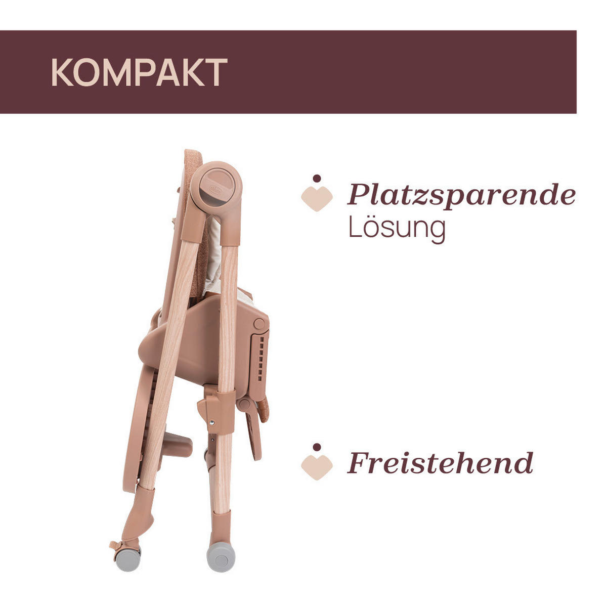 HOCHSTUHL Polly Armonia  - Terracotta, Basics, Kunststoff (57/79-104/90cm) - Chicco
