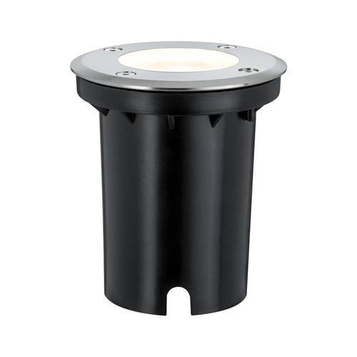 LED-AUßENLEUCHTE 10,8 cm  - Edelstahlfarben, Basics, Metall (10,8cm) - Paulmann