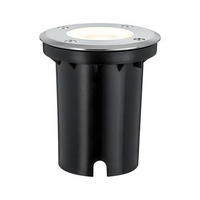 LED-AUßENLEUCHTE 10,8 cm  - Edelstahlfarben, Basics, Metall (10,8cm) - Paulmann