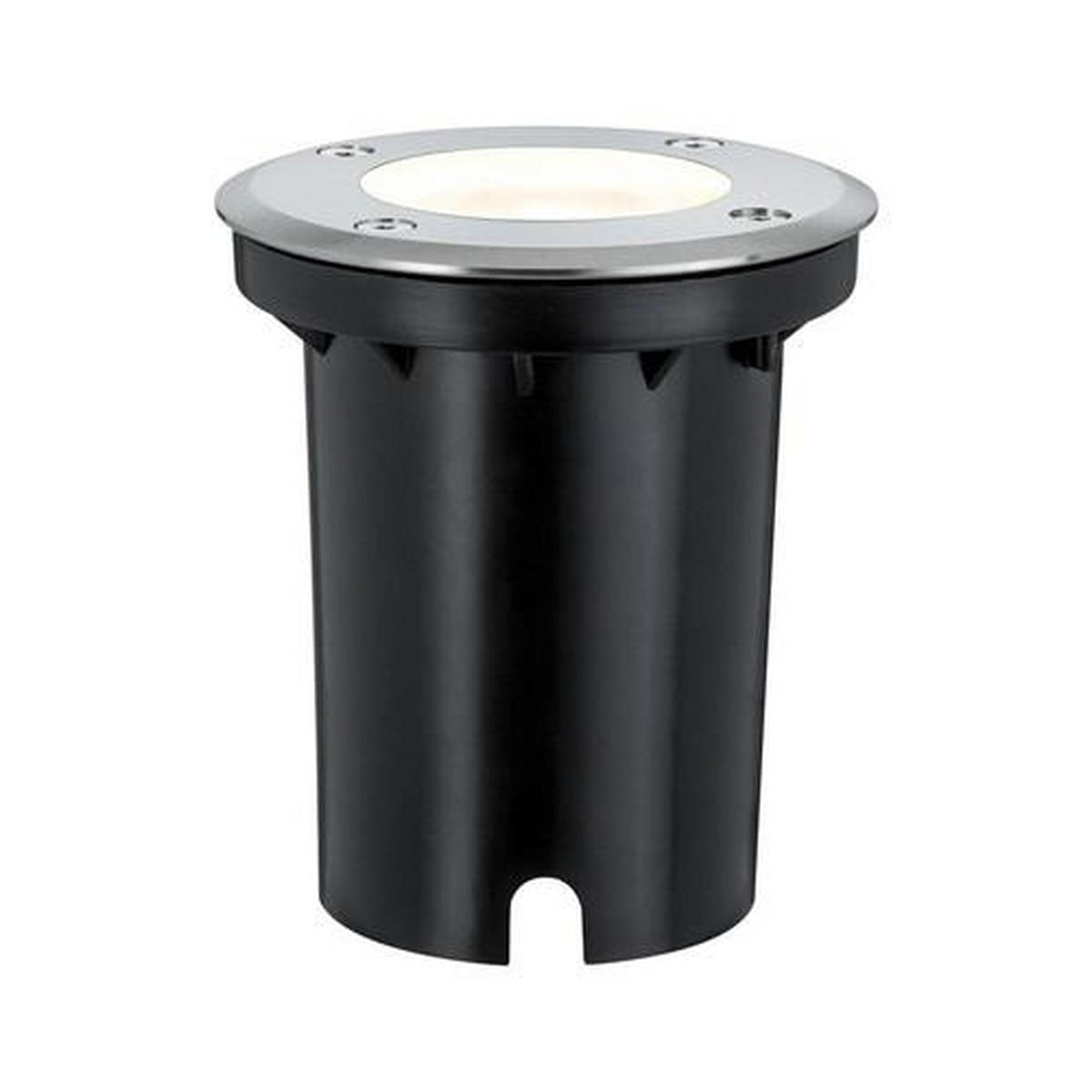LED-AUßENLEUCHTE 10,8 cm  - Edelstahlfarben, Basics, Metall (10,8cm) - Paulmann