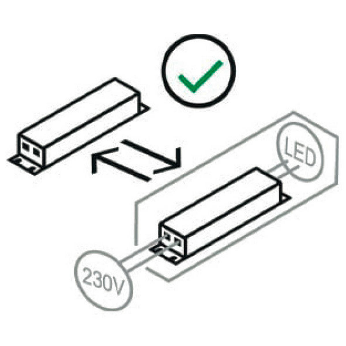 LED-DECKENLEUCHTE 55/55/10 cm   - Klar/Chromfarben, Basics, Glas/Metall (55/55/10cm)