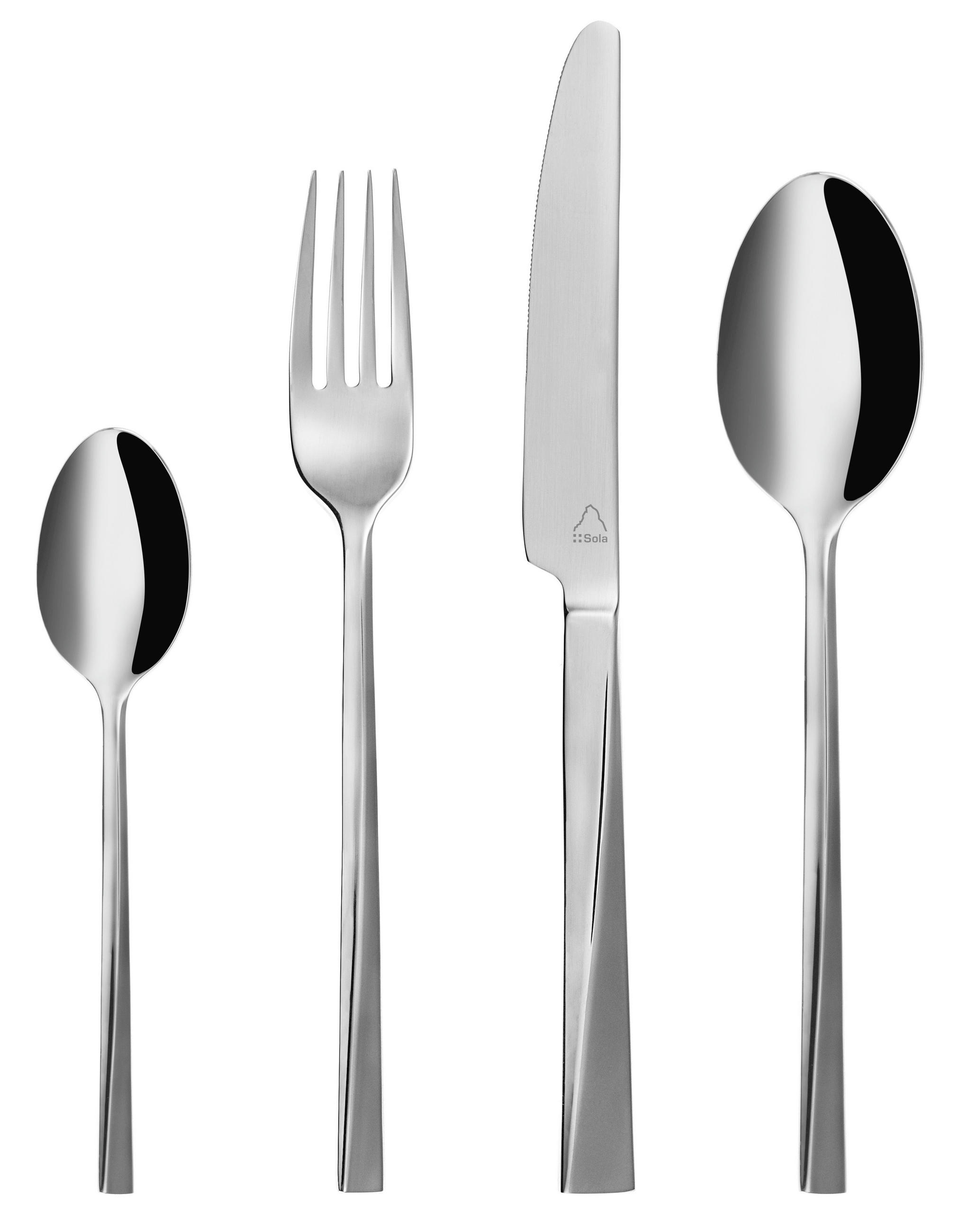 BESTECK-SET 30-teilig   - Basics, Metall - Sola
