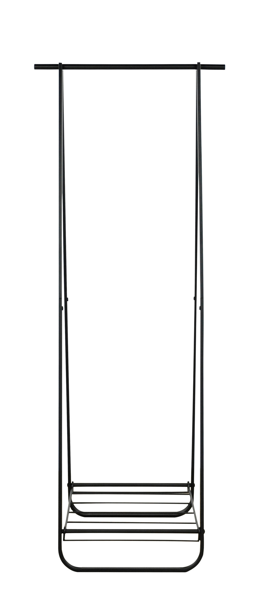 KLEIDERSTÄNDER in Schwarz 54/140/47 cm   - Schwarz, Trend, Metall (54/140/47cm) - Carryhome