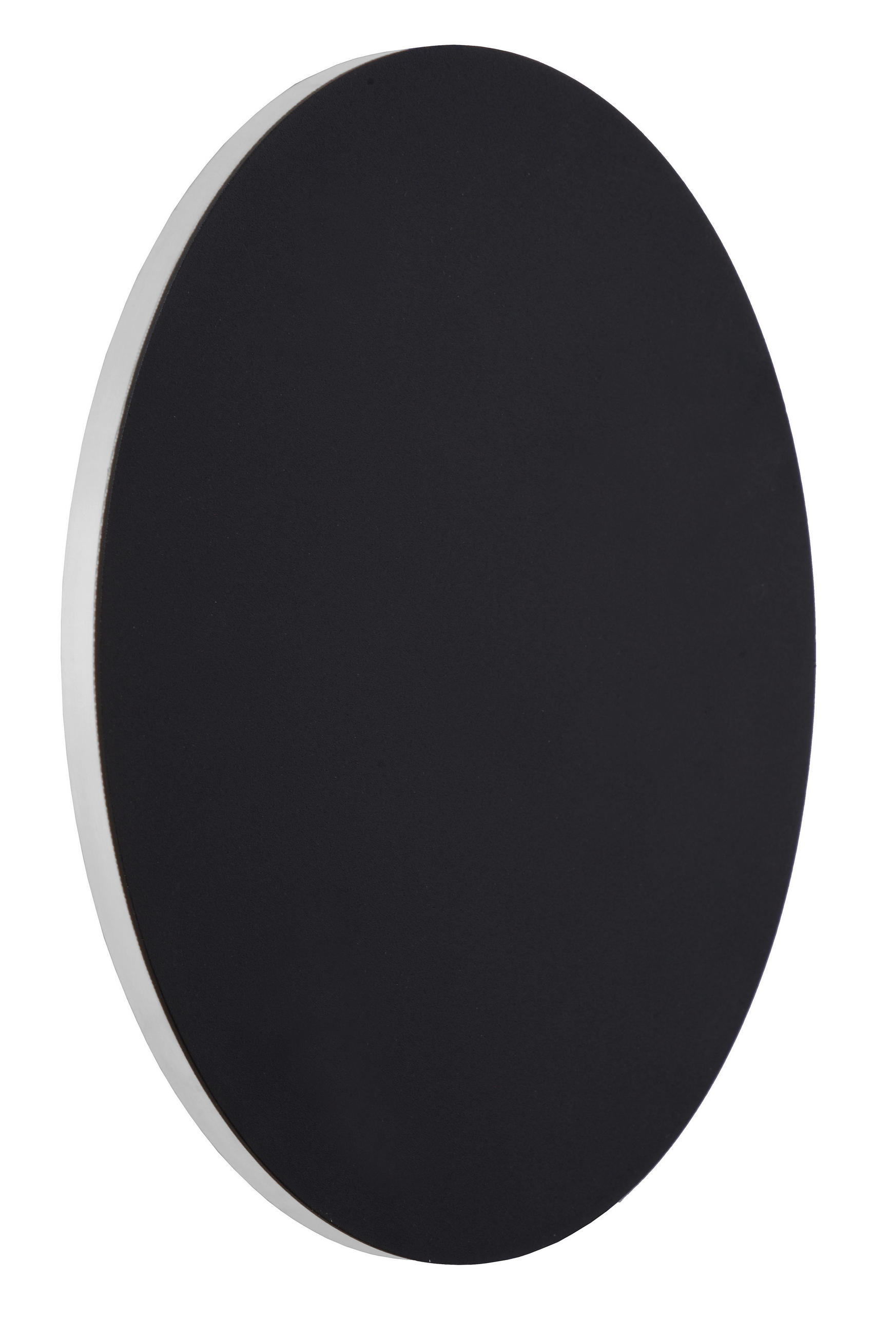 LED-WANDLEUCHTE 25/3.5 cm   - Schwarz, Design, Metall (25/3.5cm) - Lucide
