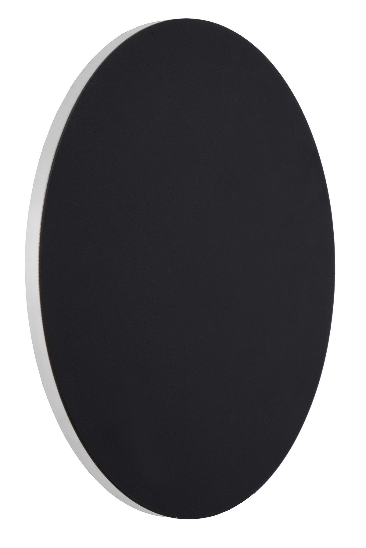LED-WANDLEUCHTE Eklyps 25/3.5 cm   - Schwarz, Design, Metall (25/3.5cm) - Lucide