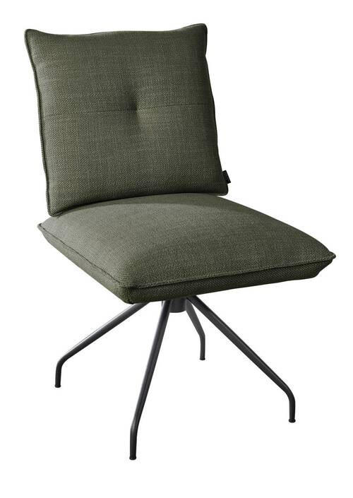 STUHL - Schwarz/Grün, Design, Textil/Metall (50/90/70cm) - Dieter Knoll