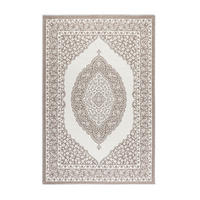 OUTDOORTEPPICH 80/150 cm Gemini Cappuccino, Weiß  - Weiß/Cappuccino, Design, Kunststoff (80/150cm) - Hanse Home
