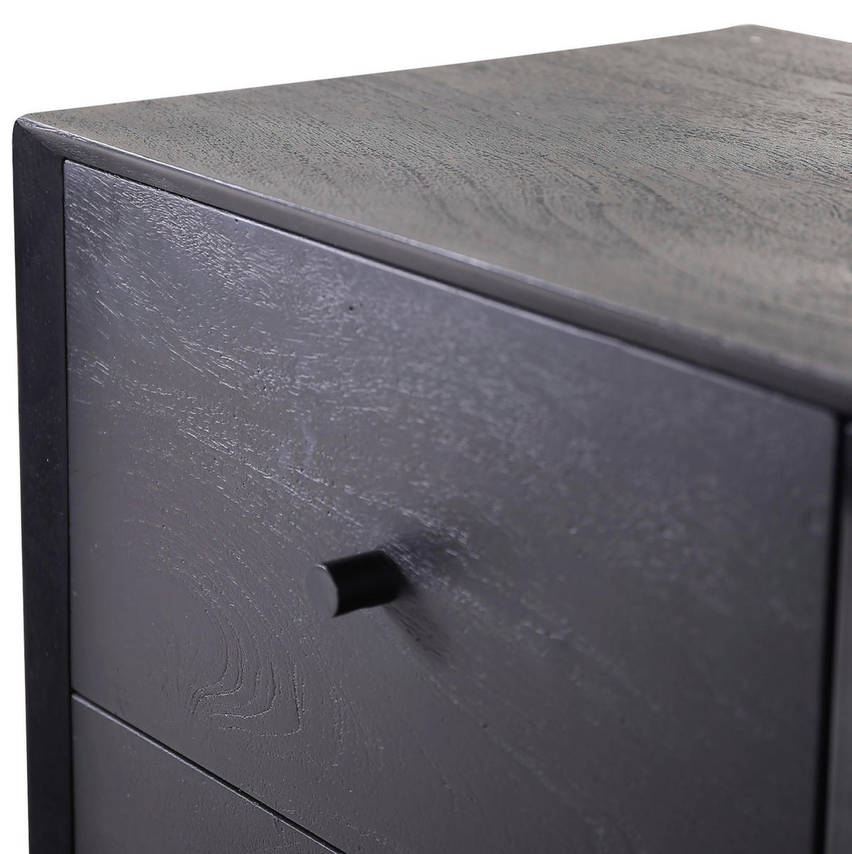 SIDEBOARD  in 145/80/42 cm  - Schwarz/Weiß, MODERN, Glas/Holz (145/80/42cm) - Livetastic