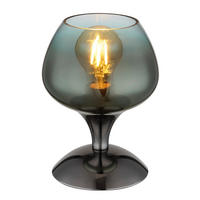 BORDSLAMPA 15/20.5 cm   - klar/grön, Trend, metall/glas (15/20.5cm) - Globo