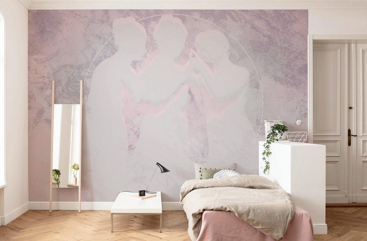 FOTOTAPET 400/280 cm  - rosa, Trend (400/280cm)