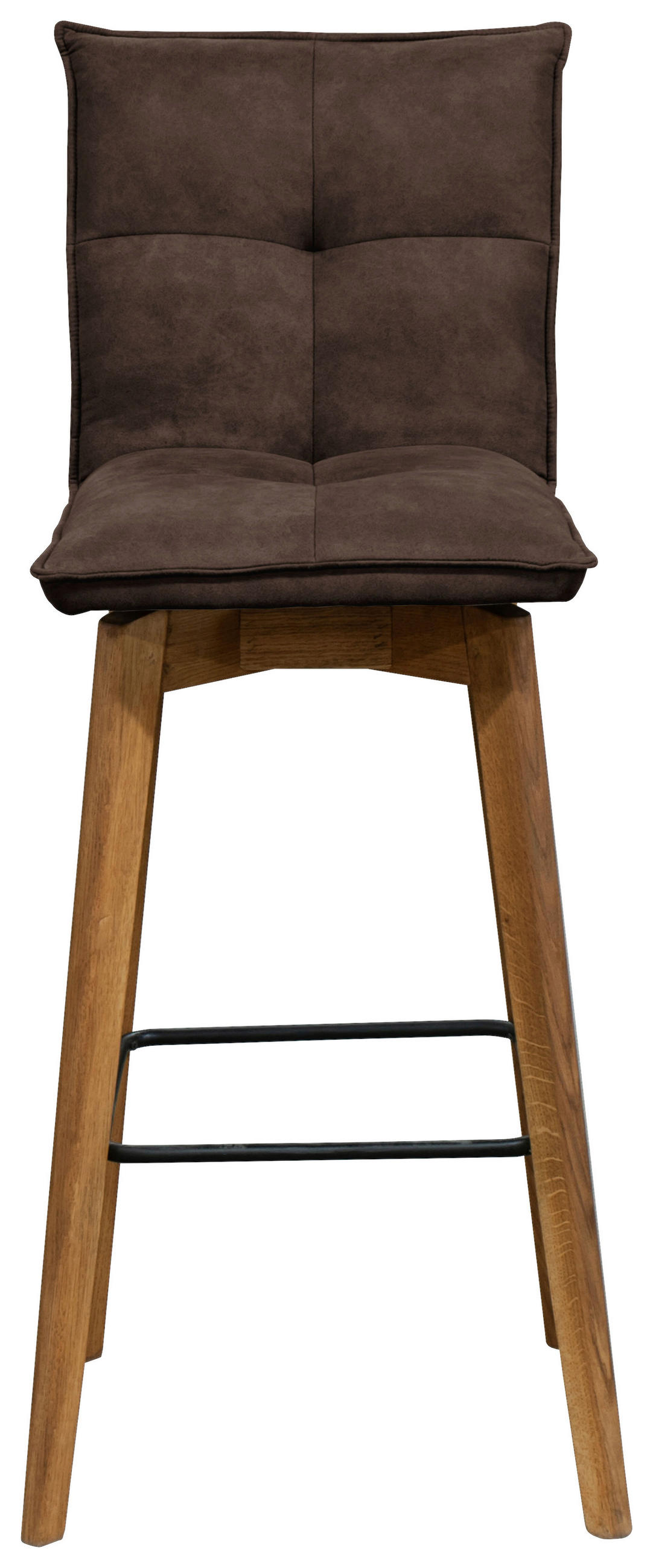 BARHOCKER in Eichefarben, Dunkelbraun  - Eichefarben/Dunkelbraun, Natur, Holz (43/112/50cm) - Livetastic