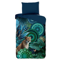 BETTWÄSCHE HIP Satin 140/200 cm  - Blau/Multicolor, Design, Textil (140/200cm)