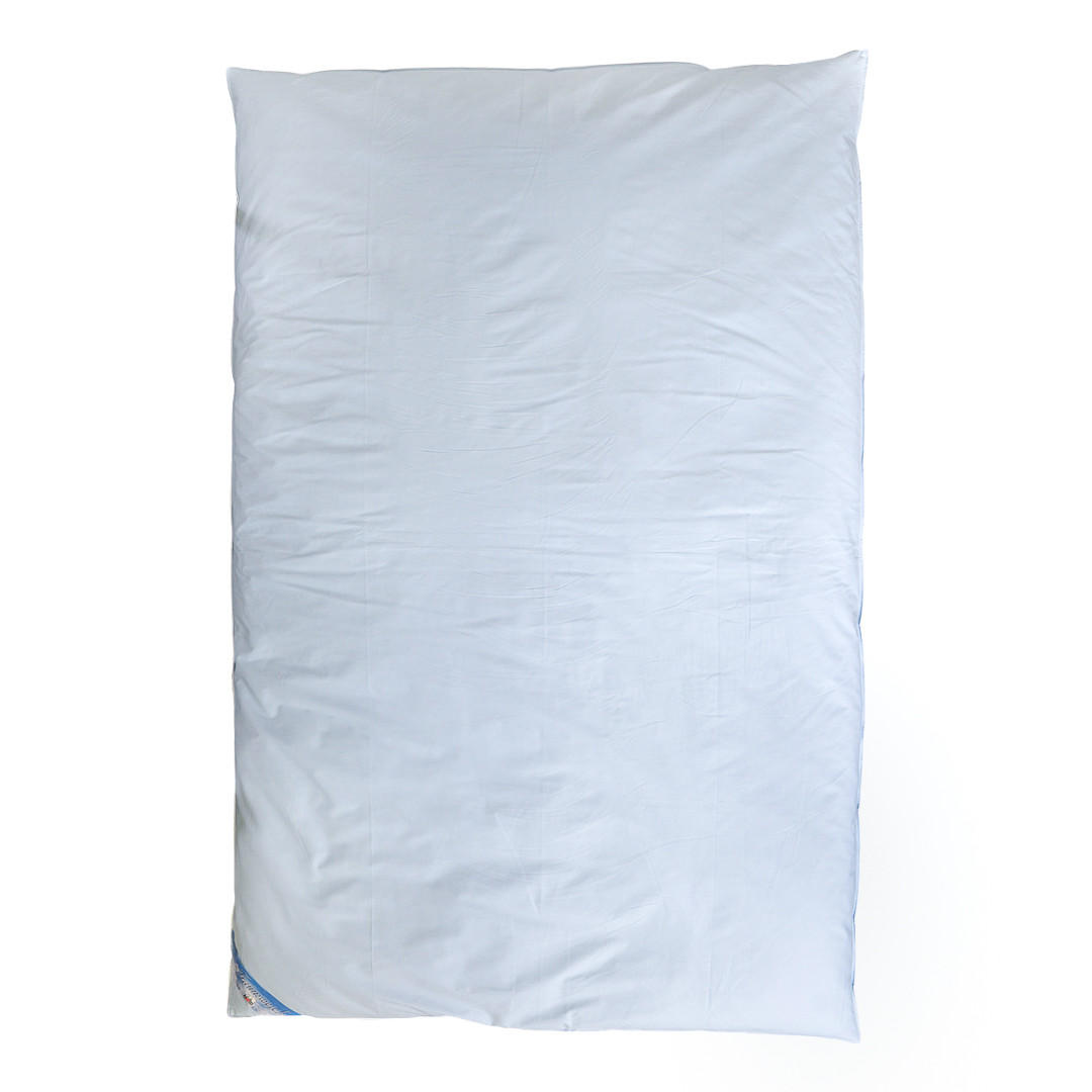 BETTDECKE - Weiß/Hellblau, Basics, Textil (155/220cm) - RIBECO