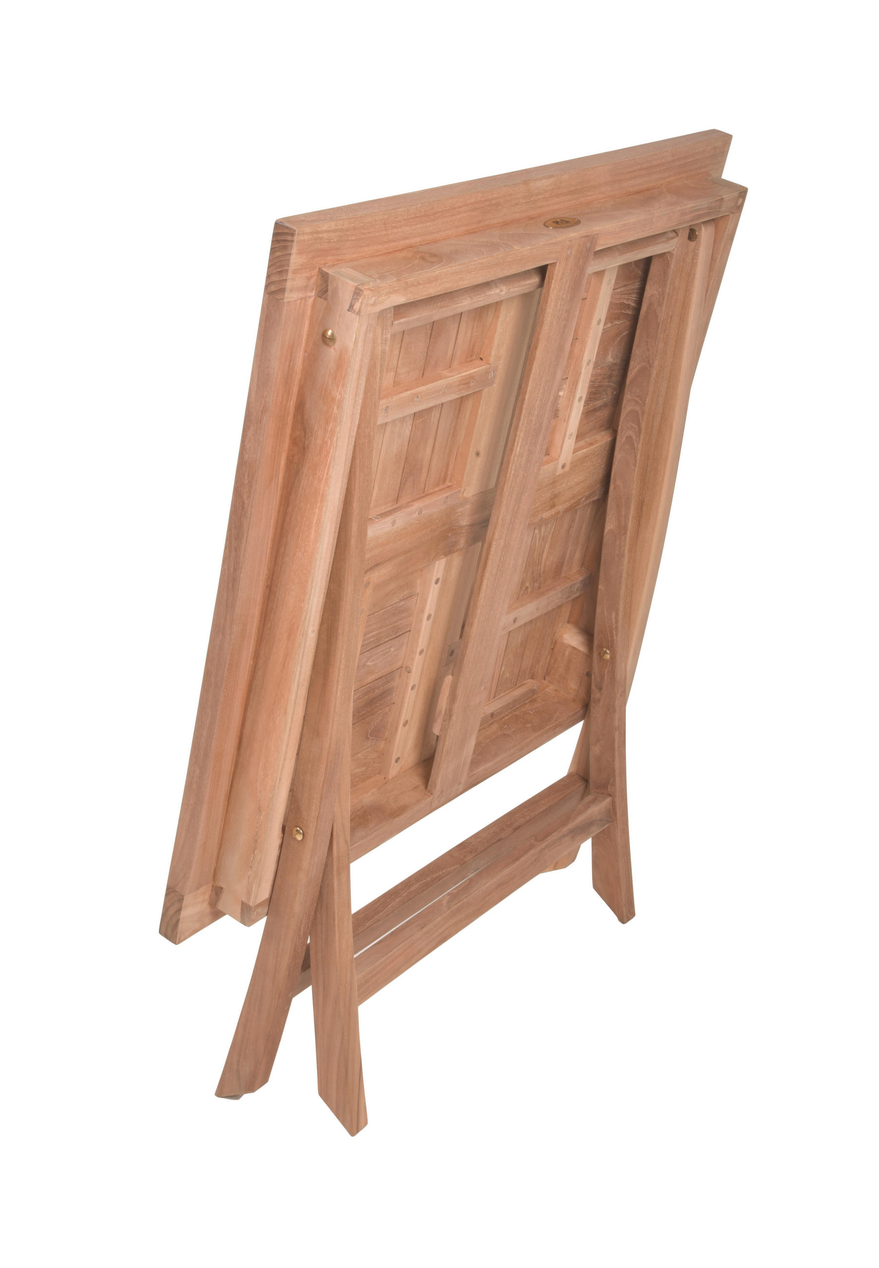 Thumbnail - Gardenson Gartenklapptisch, Braun, Holz, Teakholz, Hartholz, quadratisch, eckig, X-Form, 80x75.5x80 cm, gastro- und obje...