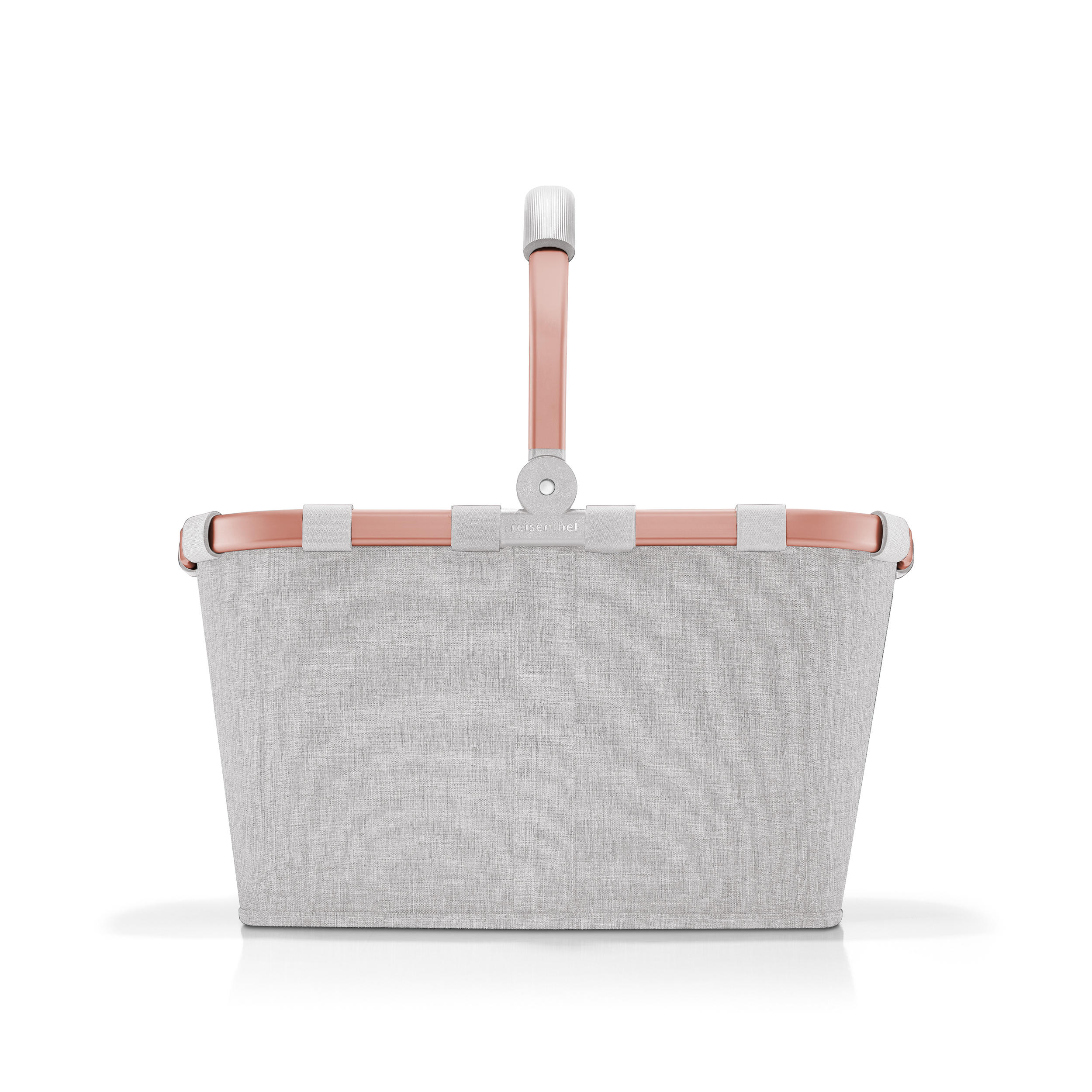 EINKAUFSKORB - Roségold/Grau, Textil (49/29/28cm) - Reisenthel