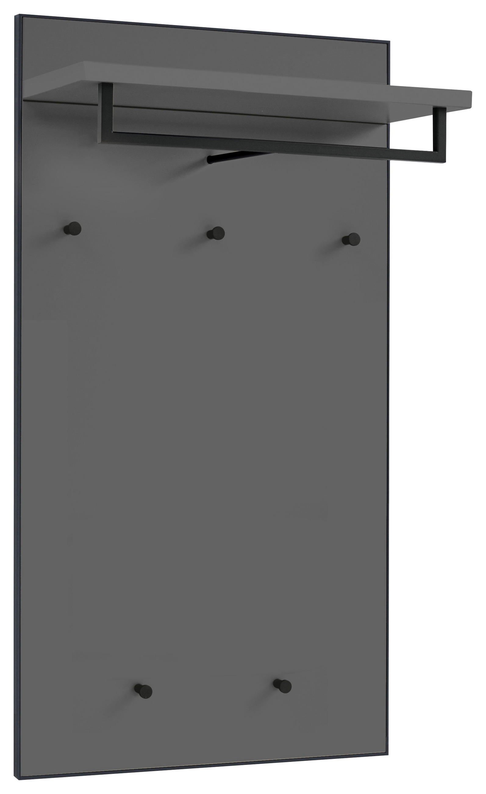 GARDEROBENPANEEL Anthrazit, Grau - Anthrazit/Grau, Design (60/109/27cm)