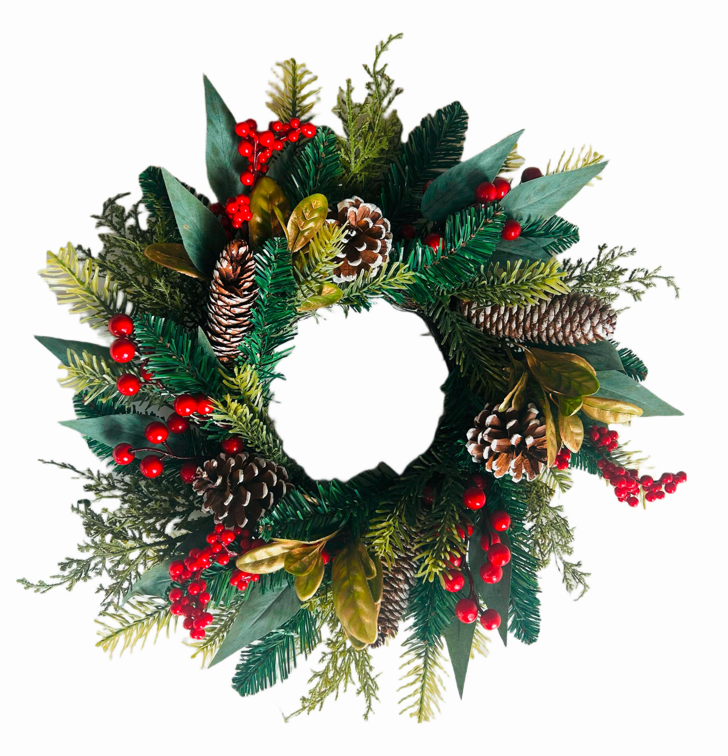 KUNSTPFLANZE - Grün, Basics (ca. 45cmcm) - X-Mas