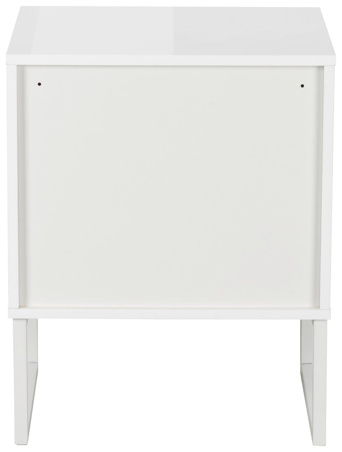 NACHTKÄSTCHEN 48/60/40 cm  in Weiß  - Weiß, MODERN, Holzwerkstoff/Metall (48/60/40cm) - Livetastic