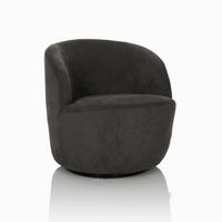 LOUNGEFÅTÖLJ  - grå, Modern, textil (65/70/77cm) - MID.YOU