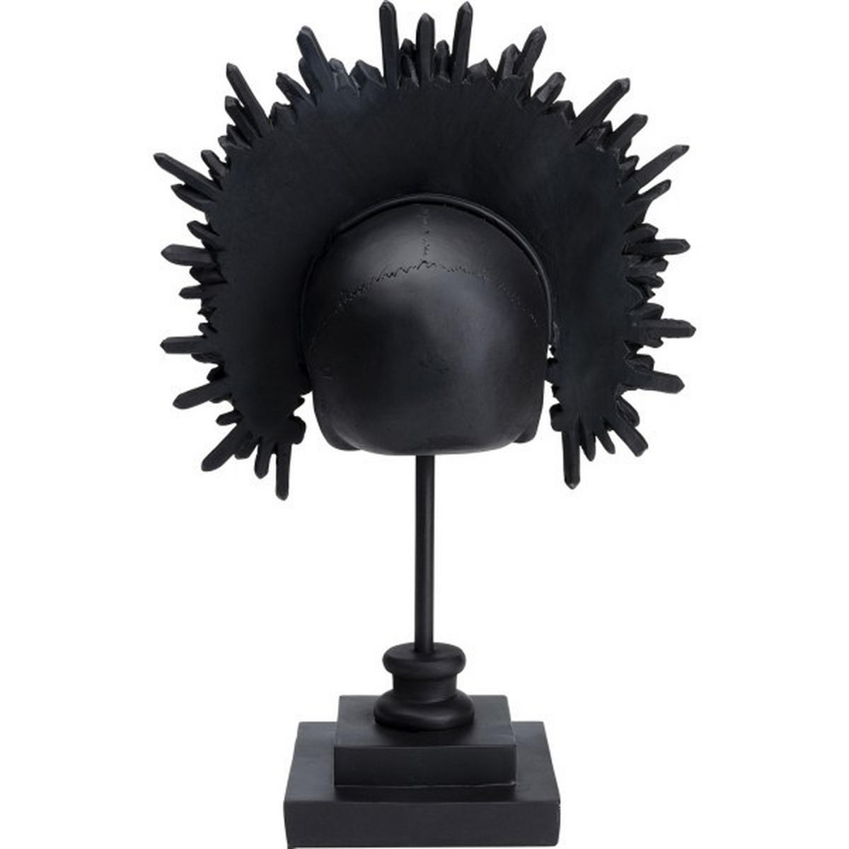 DEKOSCHÄDEL  - Schwarz, Trend, Kunststoff (34/49/20cm) - Kare-Design