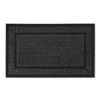 FUßMATTE  50/80 cm  Dunkelgrau  - Dunkelgrau, Basics, Kunststoff/Textil (50/80cm) - Esposa