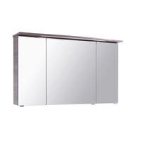 SPIEGELSCHRANK 120/72/17 cm  - Eichefarben, Basics, Glas/Holzwerkstoff (120/72/17cm) - Sadena