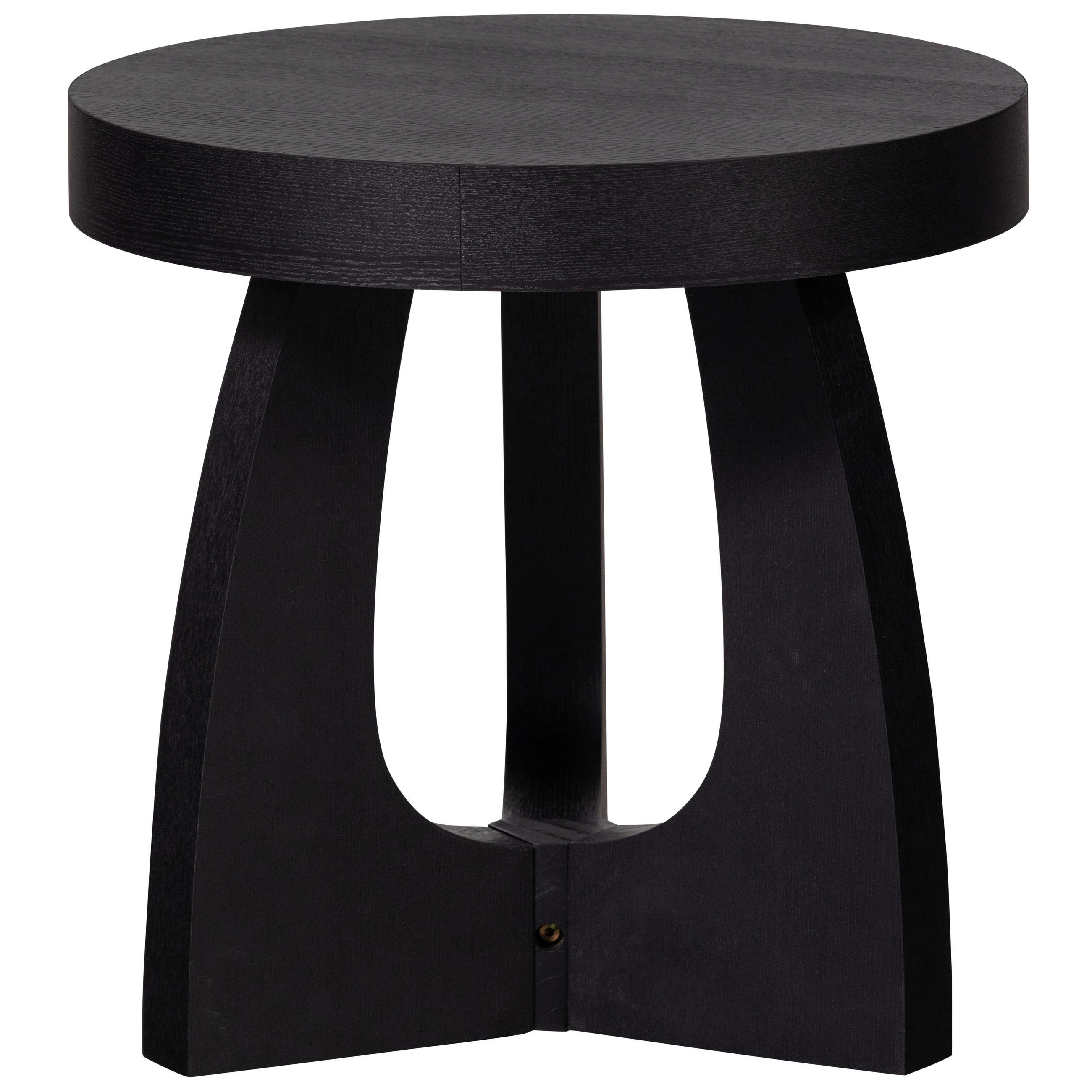 BEISTELLTISCH 45/45/45 cm Schwarz rund  - Schwarz, Design, Holzwerkstoff (45/45/45cm) - Livetastic
