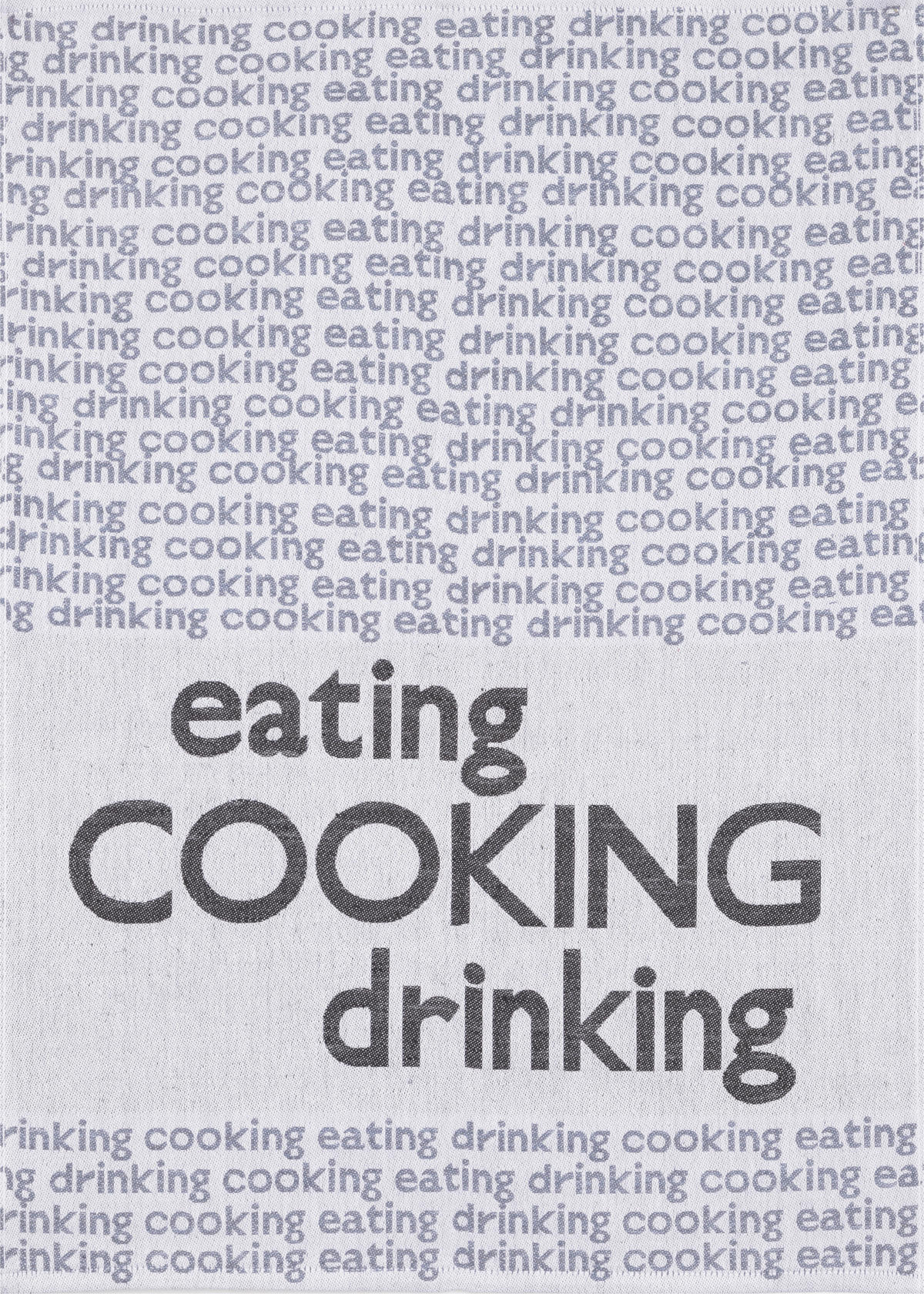 GESCHIRRTUCH Grau, Schwarz, Weiß  - Schwarz/Weiß, Basics, Textil (50/0.5/70cm)