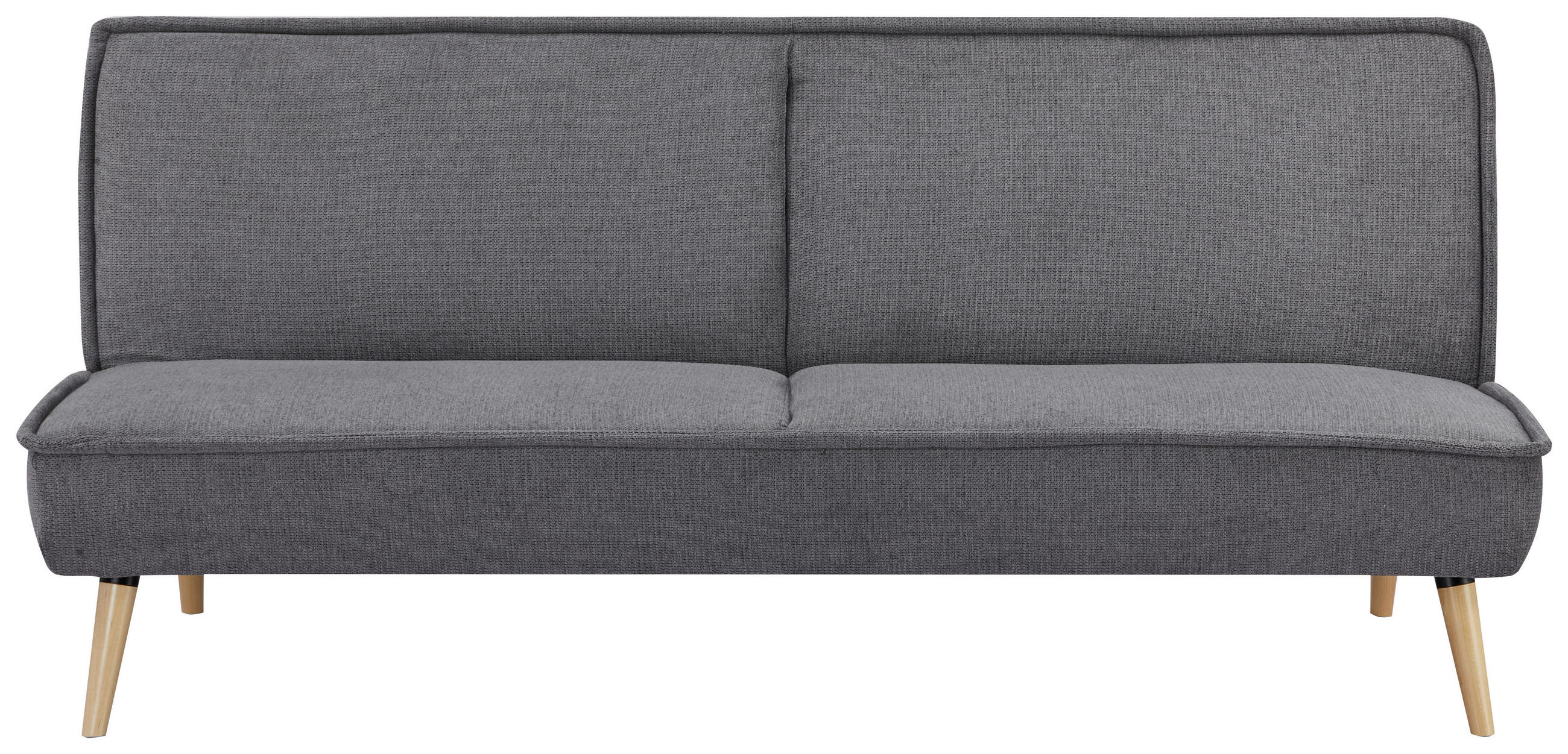 BÄDDSOFFA i vävt tyg grå  - grå/naturfärgad, Modern, trä/textil (188/84/87cm) - MID.YOU