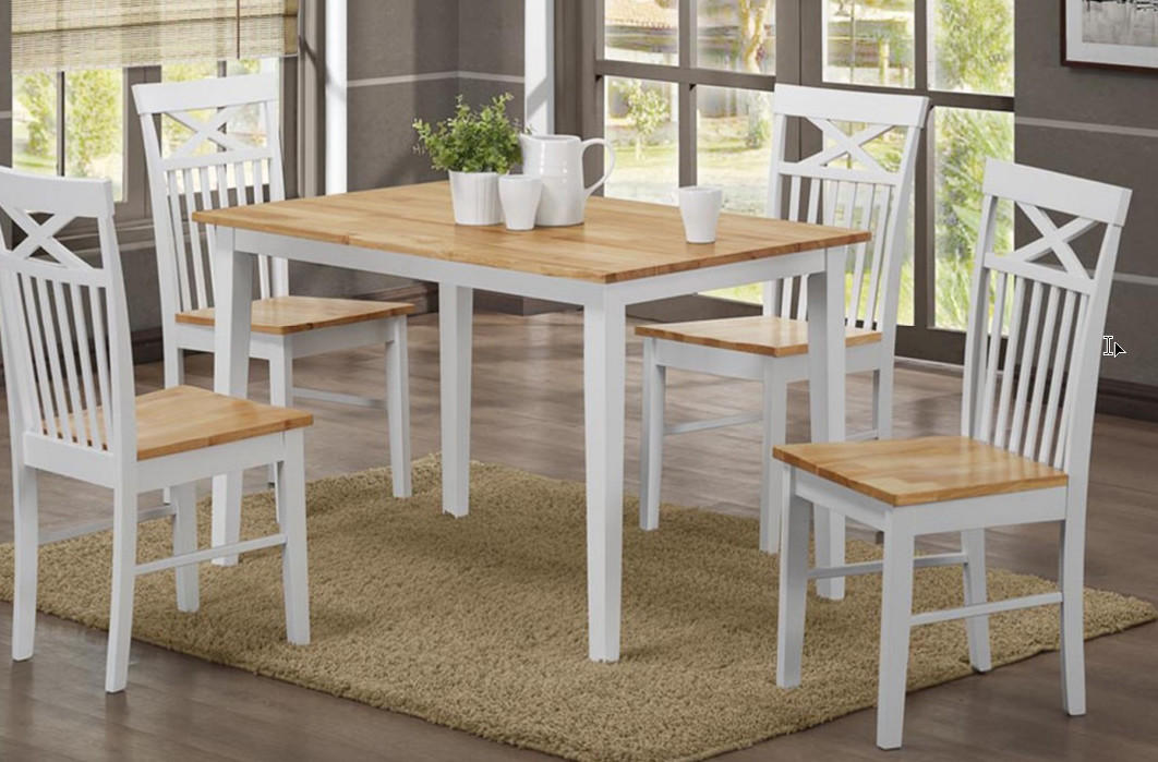 ESSTISCH in Holz, Holzwerkstoff 120/74/75 cm  - Weiß/Kieferfarben, MODERN, Holz/Holzwerkstoff (120/74/75cm) - MID.YOU