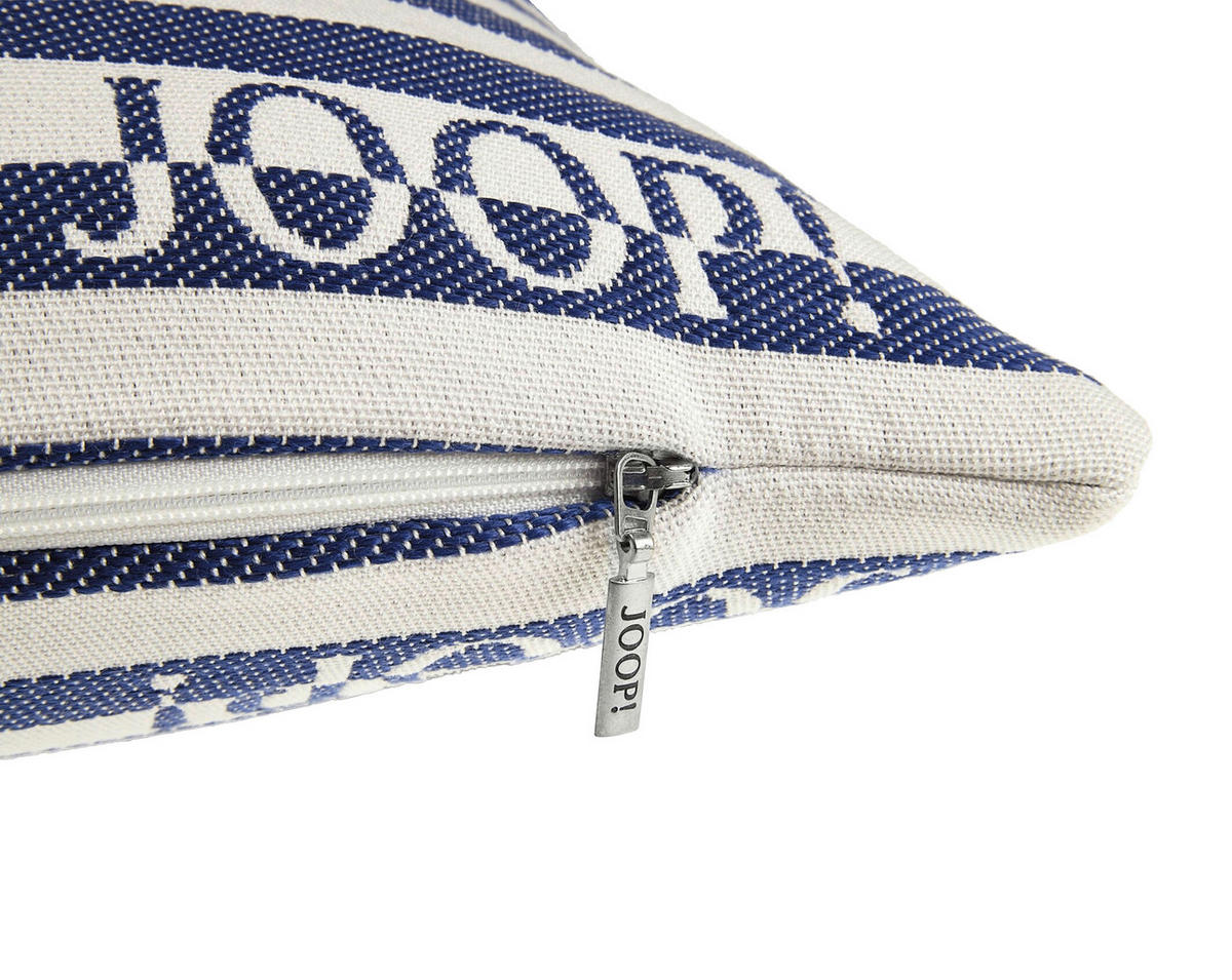 OUTDOOR-KISSEN in Blau, Weiß 30/50 cm  - Blau/Weiß, Design, Textil (30/50cm) - Joop!