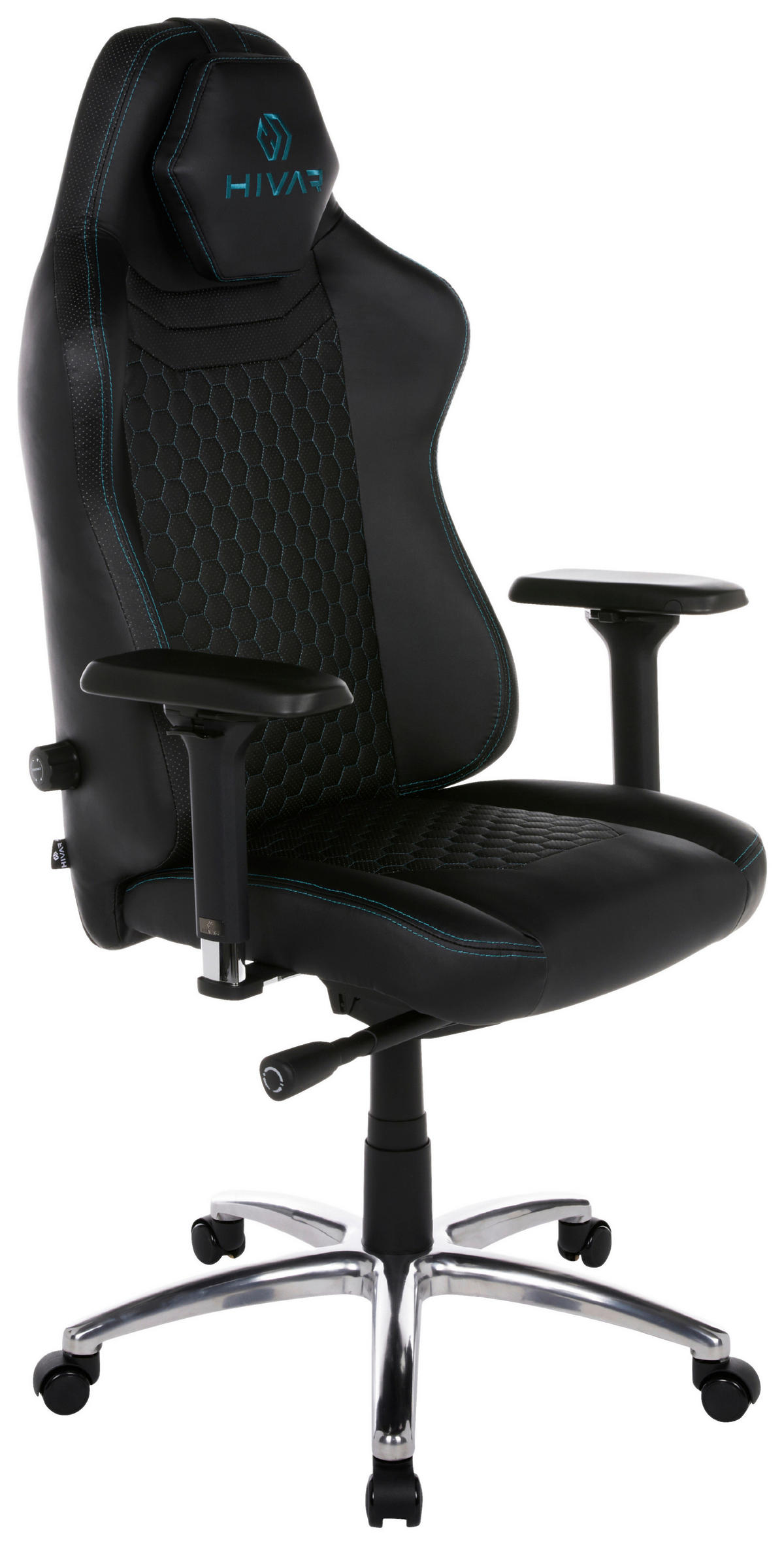 ORBICAL Onyx Silver Schwarz, Türkis, Silberfarben Metall, Textil   - Türkis/Silberfarben, LIFESTYLE, Textil/Metall (79/142/77cm) - HIVAR